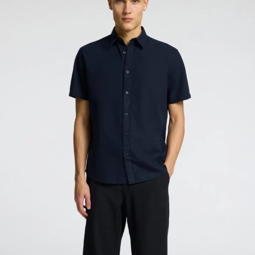 SLHREG-NEW LINEN SHIRT SS NOOS