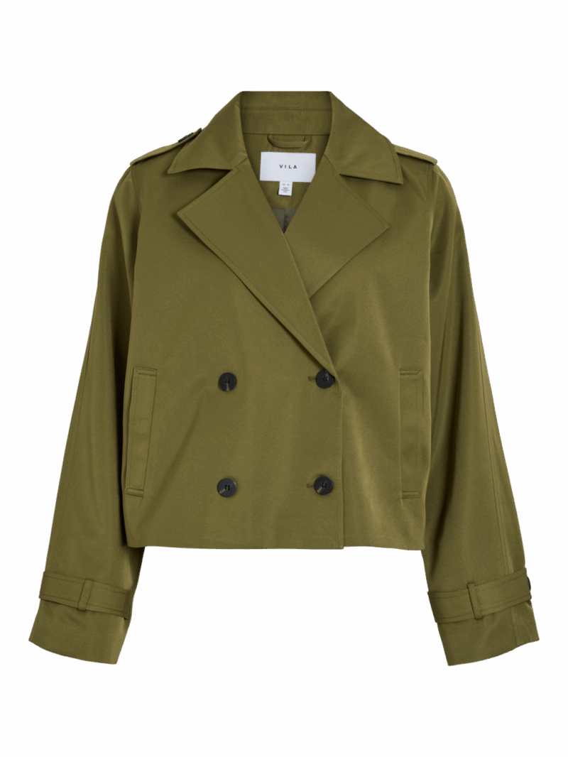 VIADDISON L/S SHORT TRENCHCOAT - immagine 3