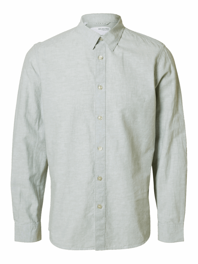 SLIM NEW LINEN SHIRT SELECTED - immagine 10