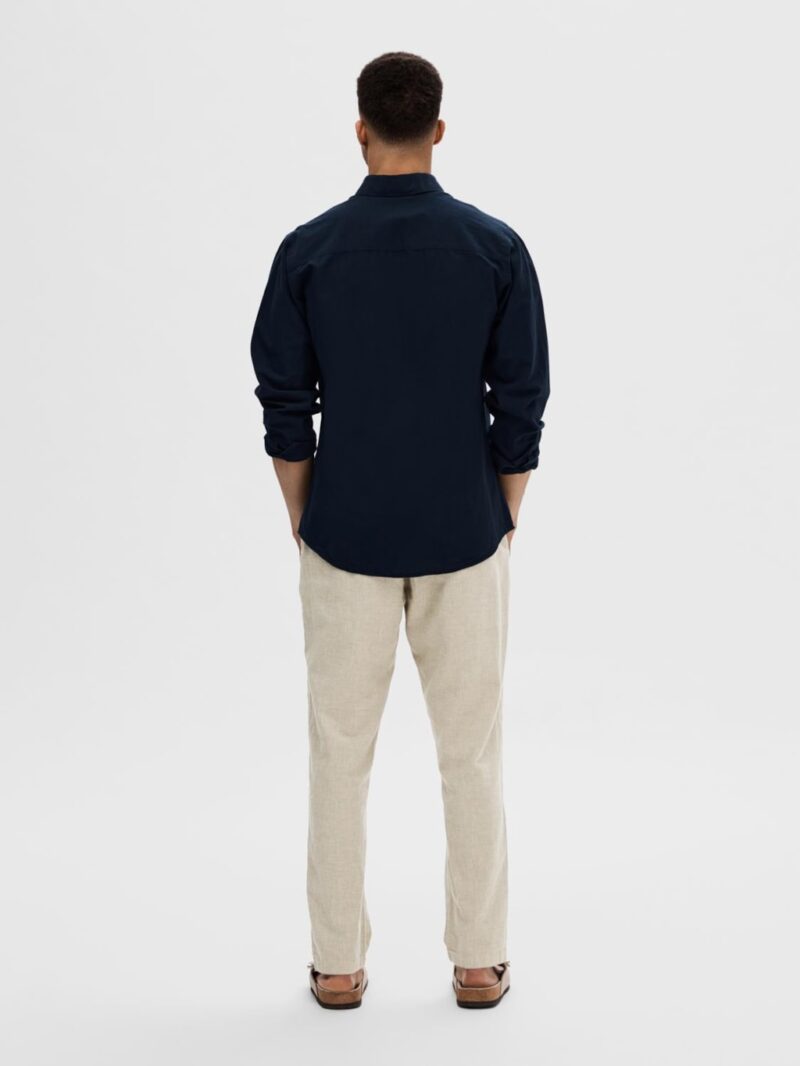 SLIM NEW LINEN SHIRT SELECTED - immagine 8