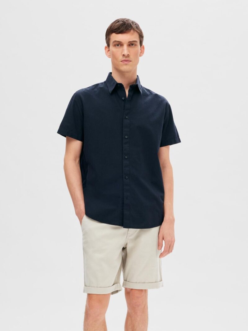 SLHREG-NEW LINEN SHIRT SS NOOS - immagine 6