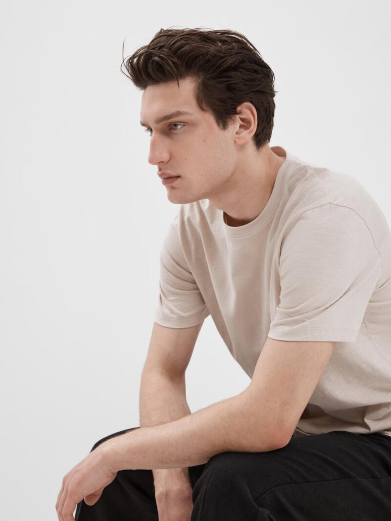 SLHASPEN SLUB SS O-NECK TEE NOOS - immagine 9