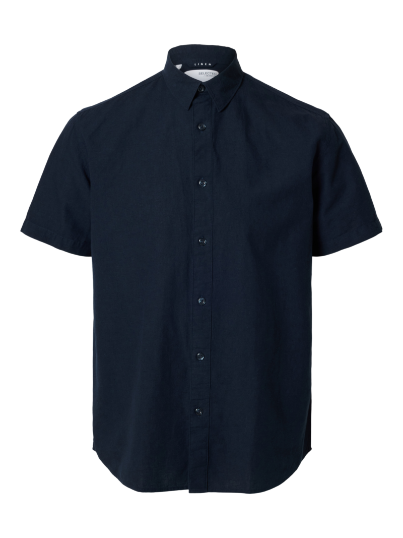 SLHREG-NEW LINEN SHIRT SS NOOS - immagine 2