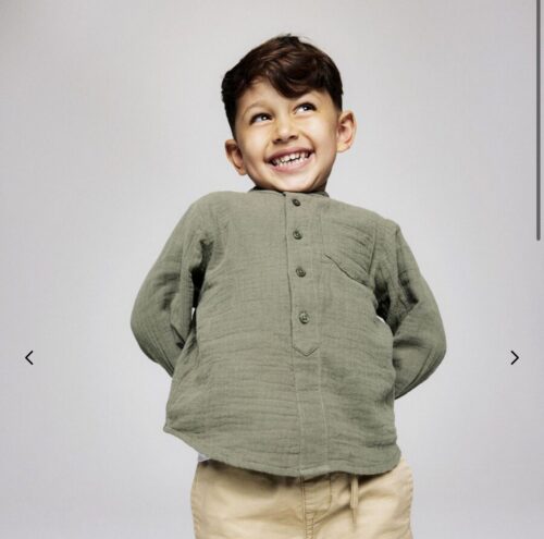 CAMICIA COREANA 100% COTONE