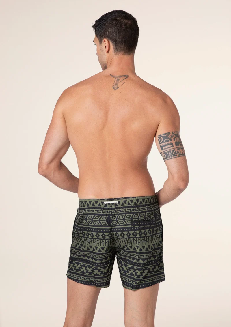 COSTUME BOXER VERDE NERO - immagine 2