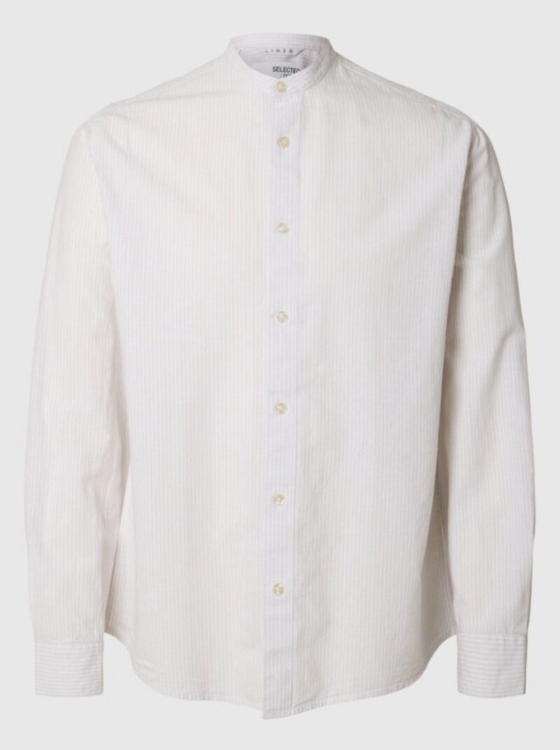 SLHREGNEW LINEN SHIRT BAND - immagine 3
