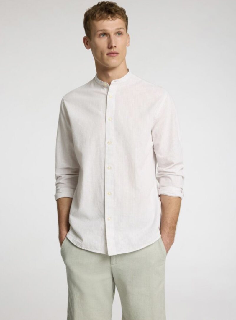 SLHREGNEW LINEN SHIRT BAND - immagine 2