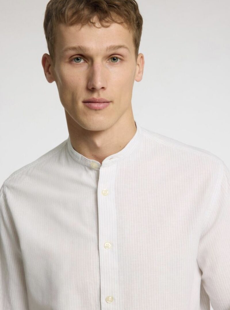 SLHREGNEW LINEN SHIRT BAND - immagine 4