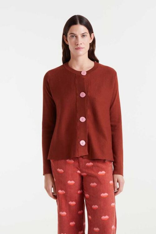 CARDIGAN BOTONI GRANDI VISCOSA