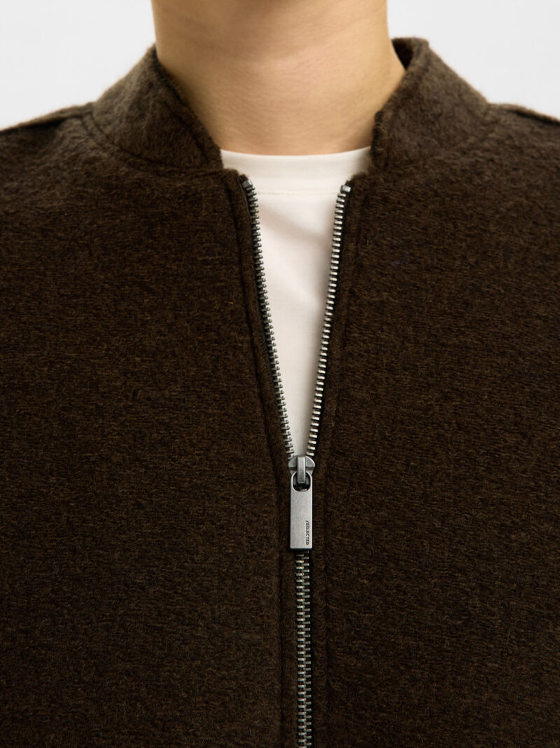SLFREIGN WOOL BLEND BOMBER JACKET - immagine 4