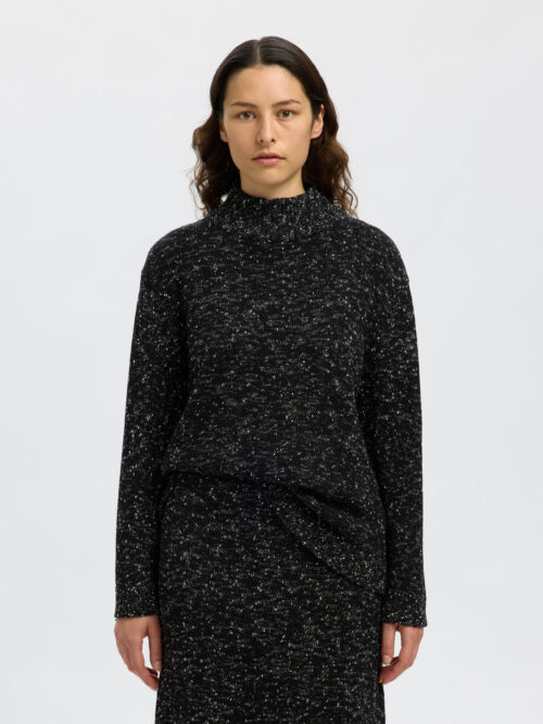 SLFARIA LS KNIT HIGH NECK