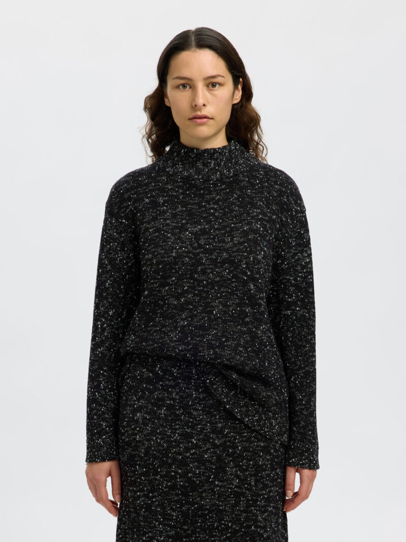 SLFARIA LS KNIT HIGH NECK