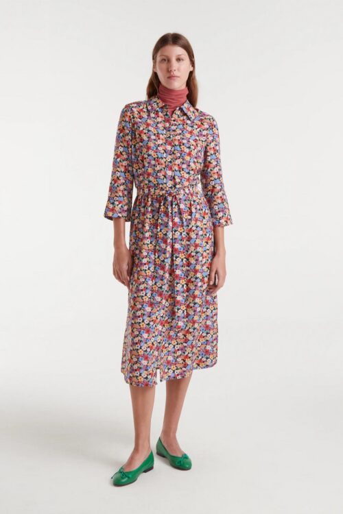 VESTITO MIDI FIORI