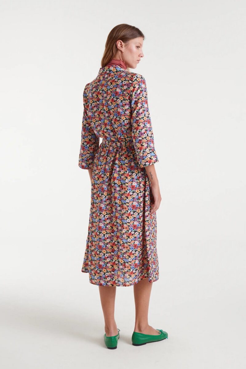 VESTITO MIDI FIORI - immagine 2