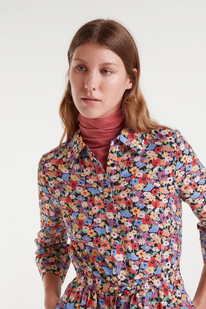 VESTITO MIDI FIORI - immagine 4