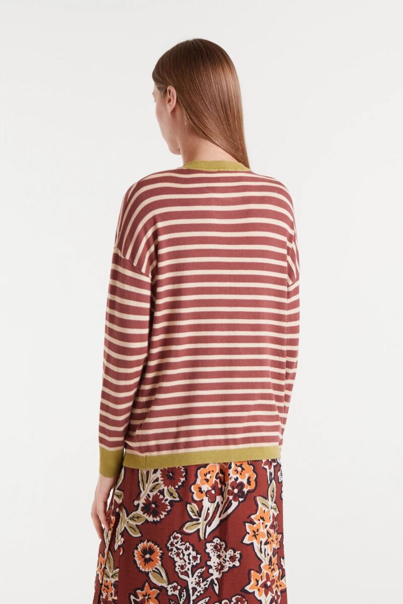 MAGLIONE VISCOSA RIGHE - immagine 3