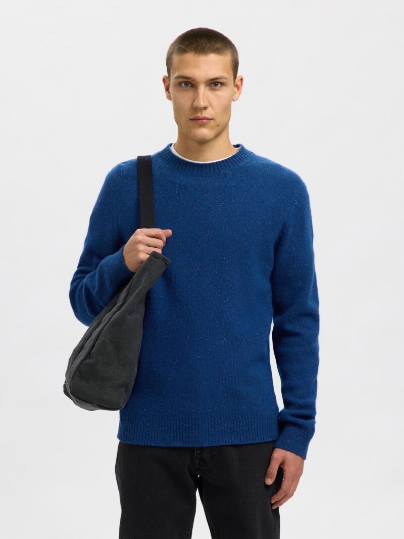 SLHNEIL LS KNIT NEPS CREW NECK