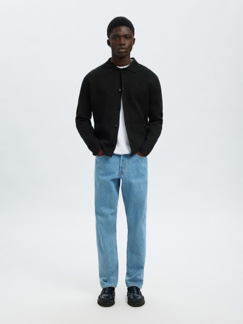 SLHMIKE LIGHT RELAXED POLO CARDIGAN NOOS - immagine 2