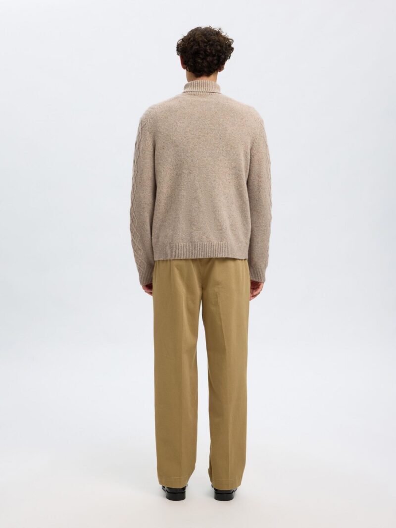 SLHNEIL LS KNIT RELAXED CABLE ROLL NECK - immagine 2