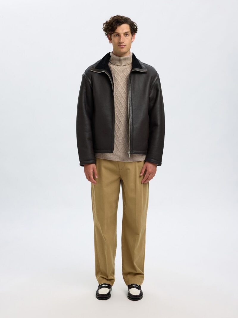 SLHNEIL LS KNIT RELAXED CABLE ROLL NECK - immagine 5