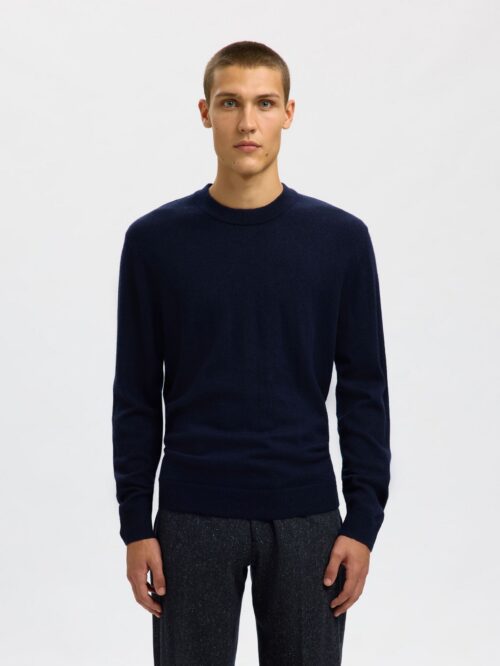 SLHTRAY MERINO BRUSHED RELAXED CREW NOOS