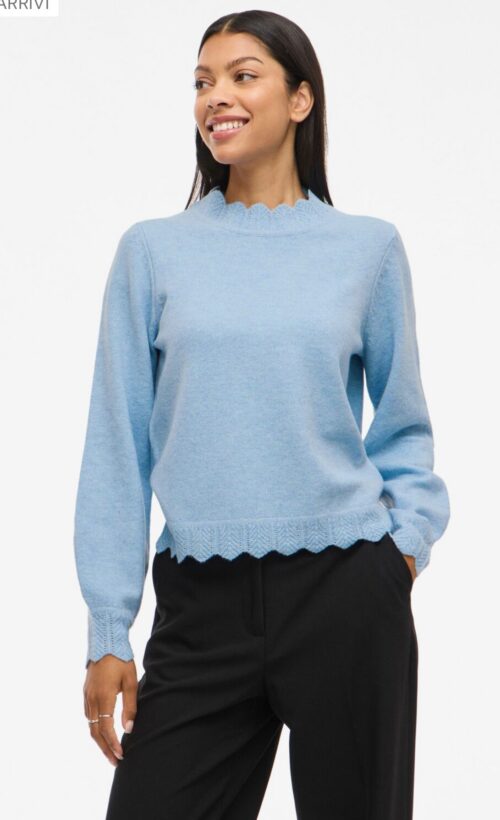 VINIKOLINA O-NECK L/S KNIT TOP