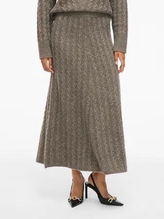 VIRELLI ANKLE CABLE KNIT SKIRT/BFS