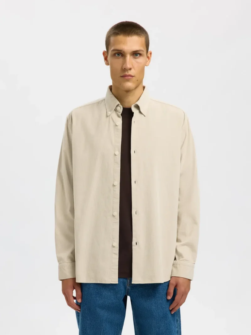 SLHREGDANNI CORD BD LS SHIRT - immagine 2