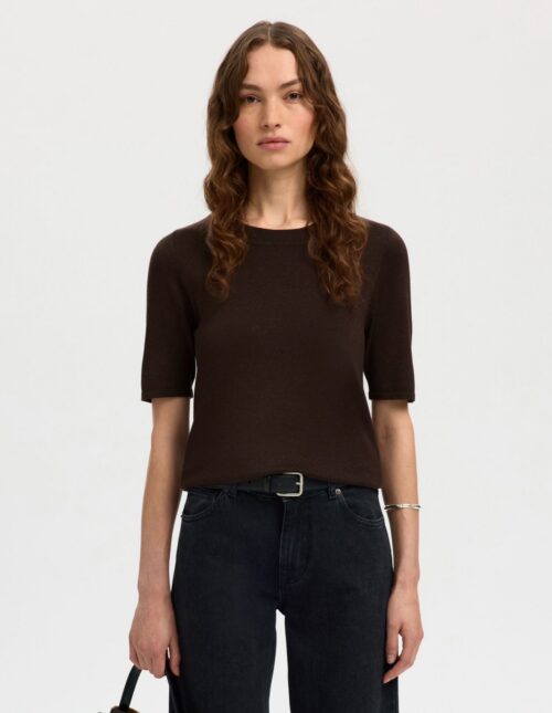 LURA 2/4 KNIT O-NECK