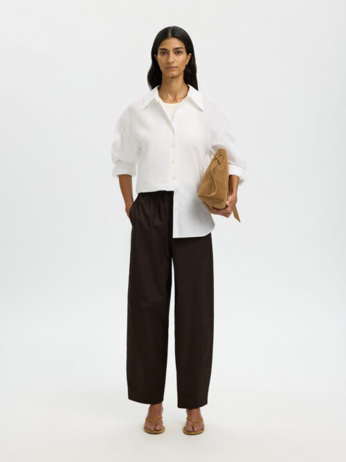 SLFLOOSE BARREL EASY PANTS SELECTED