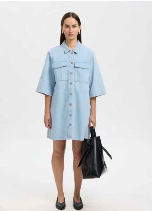 VESTITO CORTO JEANS SHORT DRESS