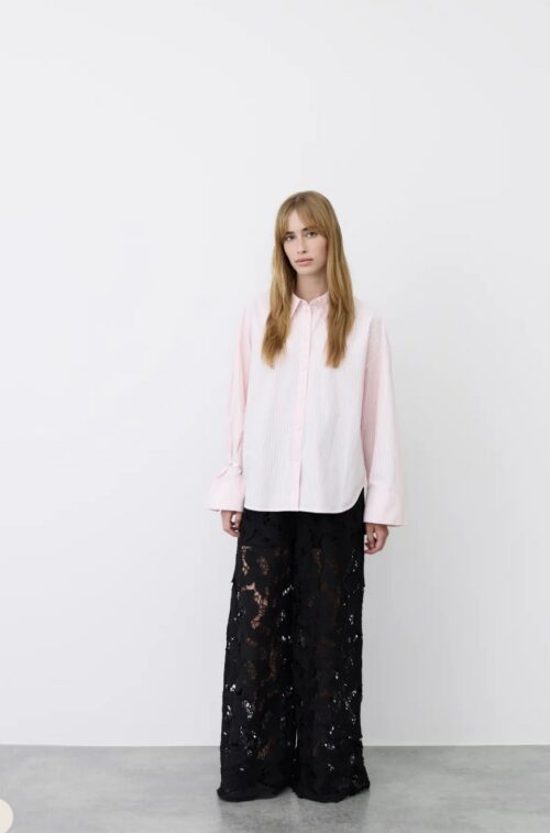 VIHYLDE PANTS PANTALONI PIZZO