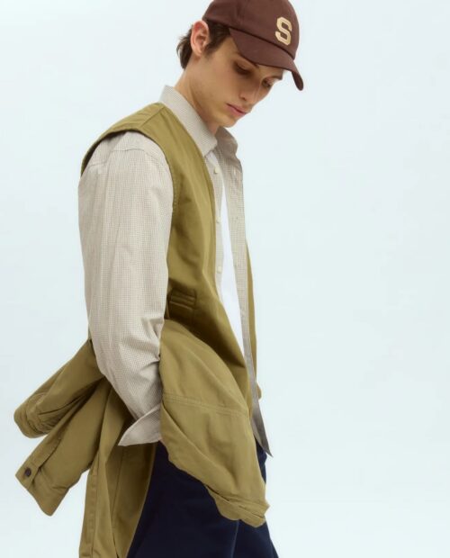 SLHREGULAR-SOREN ZIP SMANICATO GILET